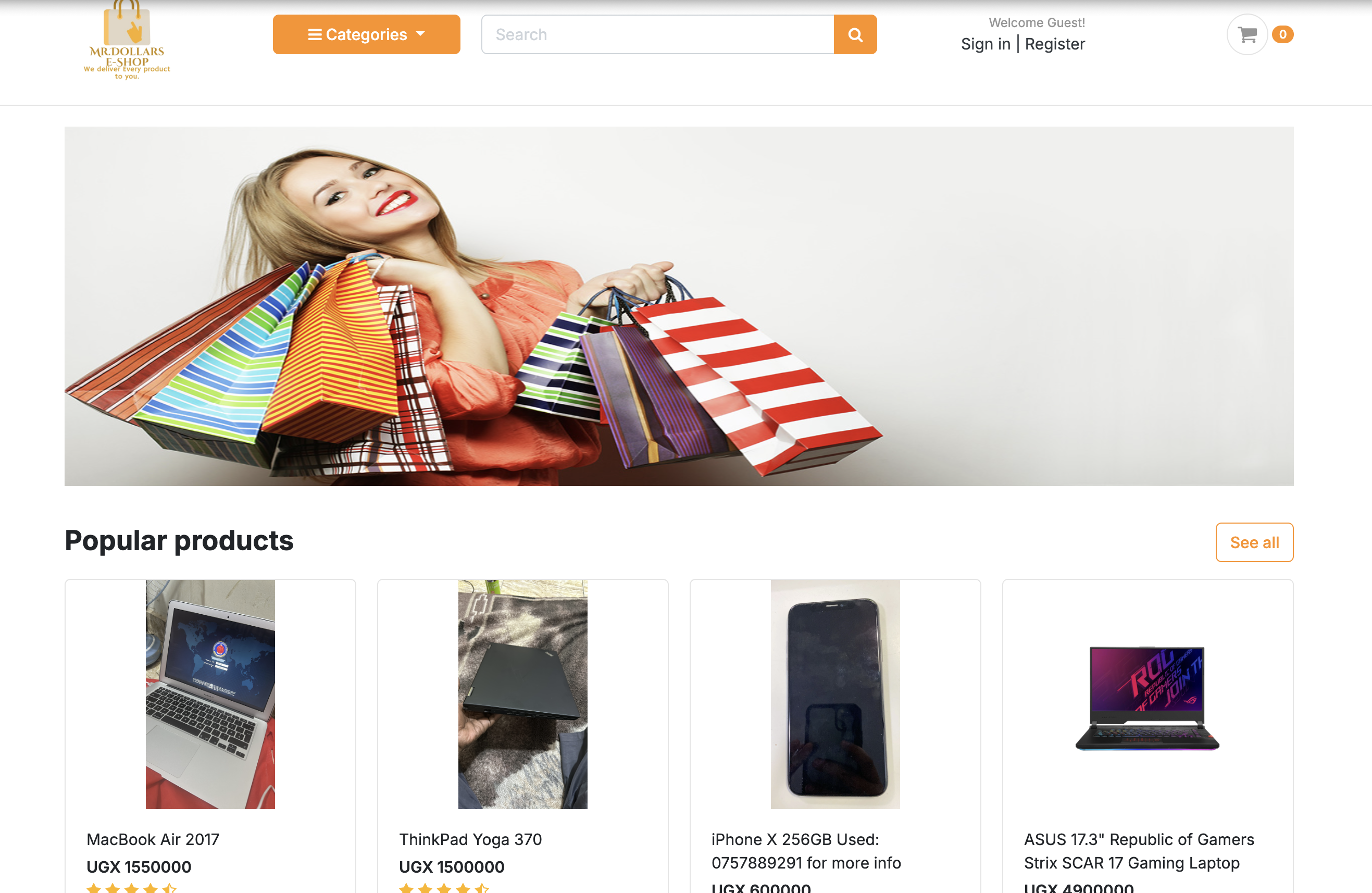 E-commerce Website